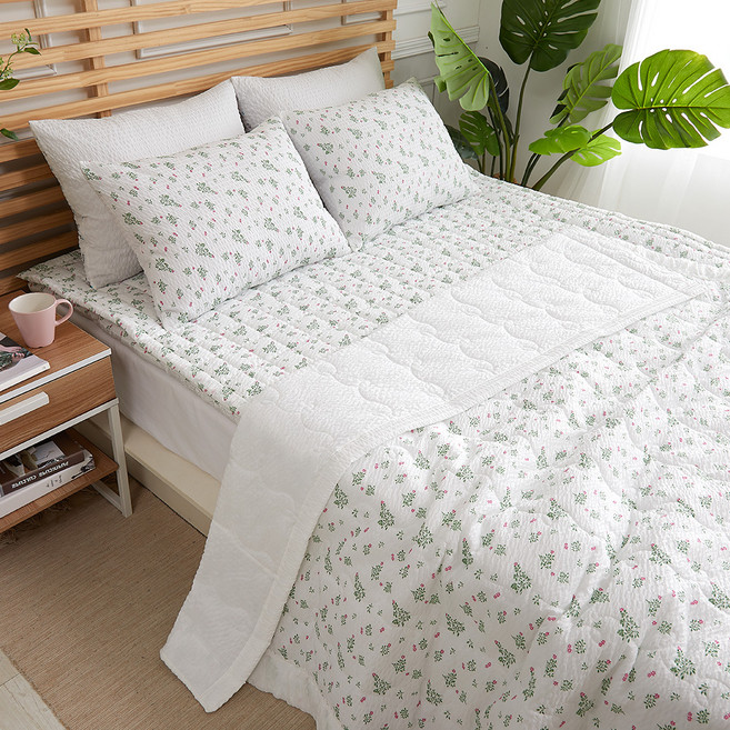 라몬떼 메리메리 시어서커 누빔 침구세트