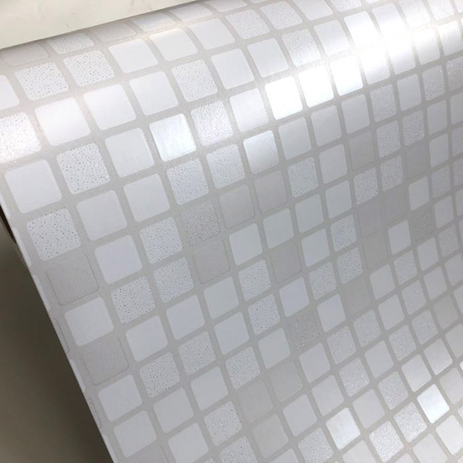 펄 타일 칼라 시트지 WPC-010, 펄타일화이트, 폭 100cm x 길이 750cm