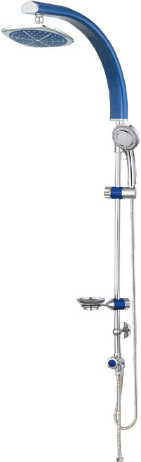 두진 분리형 해바라기 샤워바 MB206, 1개, 블루