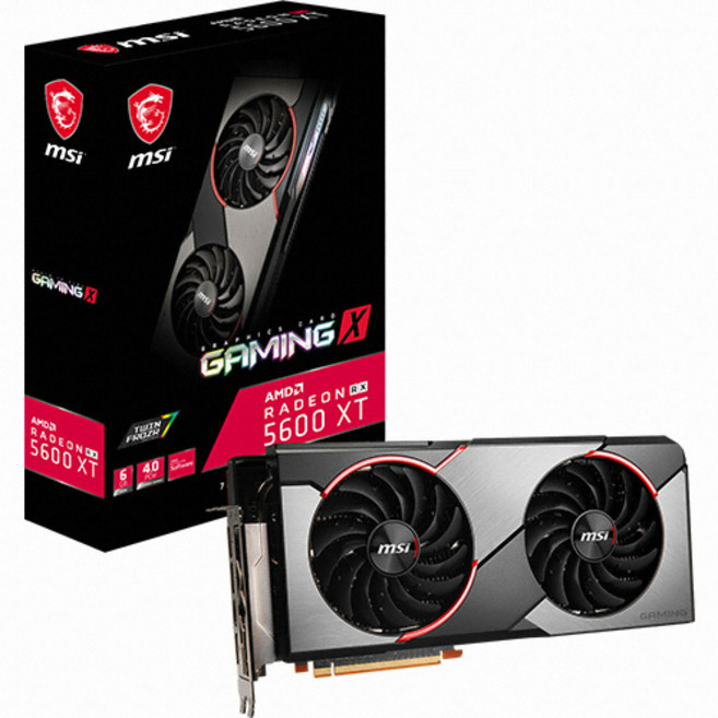 MSI 라데온 RX 5600 XT 게이밍 X D6 6GB 트윈프로져7 그래픽카드, RX5600XTG