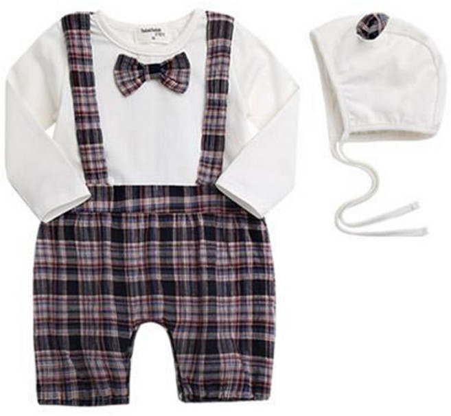 아이엠베베 남아용 톰체크 우주복 + 모자 2종 세트