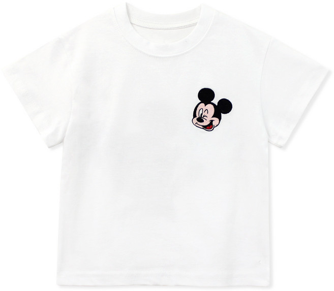 리틀래빗 아동용 D 내뒤에 미키 여름 반팔 티셔츠
