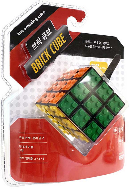 게임올로지 wange 브릭 큐브, 혼합색상, 1개