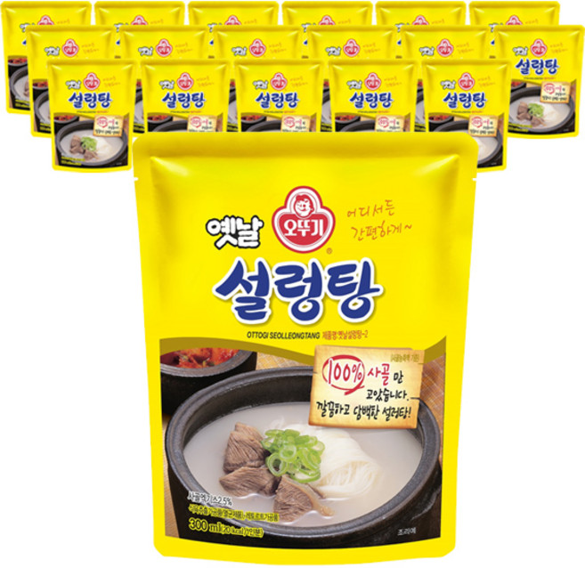 오뚜기 옛날 설렁탕, 300g, 18개