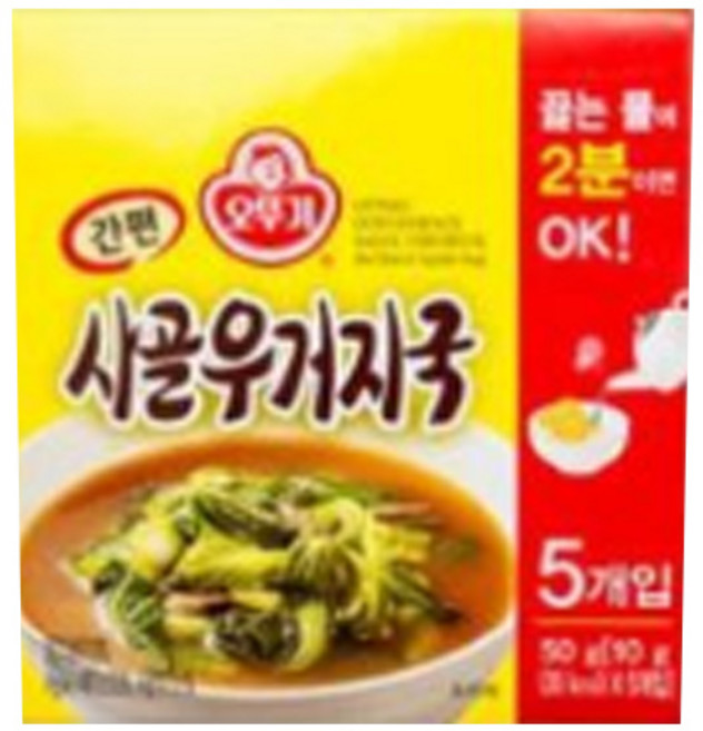 오뚜기 간편 사골 우거지국 5p, 50g, 1개