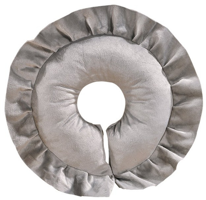 러빙랩 안면 경락마사지 베개, 그레이, 1개