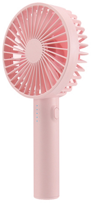 애니클리어 리얼 쿨링 팬 휴대용 선풍기 2000mAh, PDB-MF88, 핑크