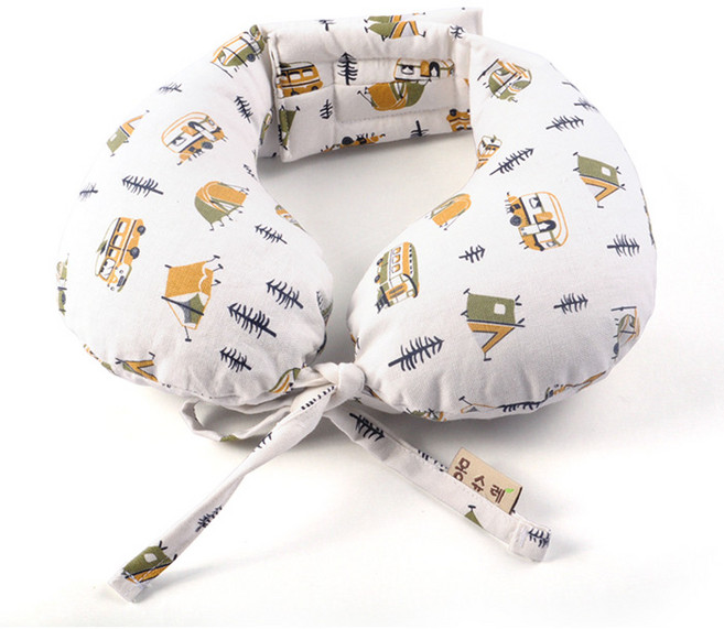 몽슈레 넥 서포터 유아 목베개, 화이트