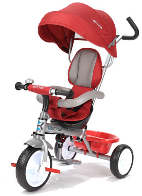 제스터 T300 플러스 유아용 세발자전거, 멜란지레드, 1개