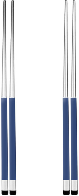 보겐 국산 스퀘어 투톤 샤틴 젓가락, 블루, 젓가락 2개, 2개