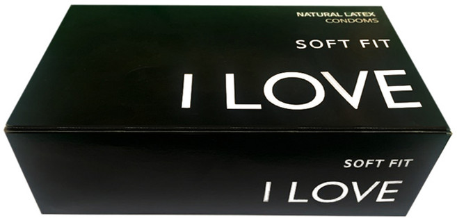 ILOVE 일반형 콘돔, 100개입, 1개