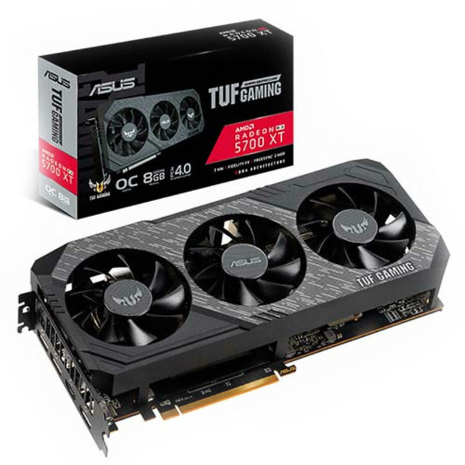 에이수스 TUF 3 Gaming 라데온 RX 5700 XT O8G D6 8GB 그래픽 카드