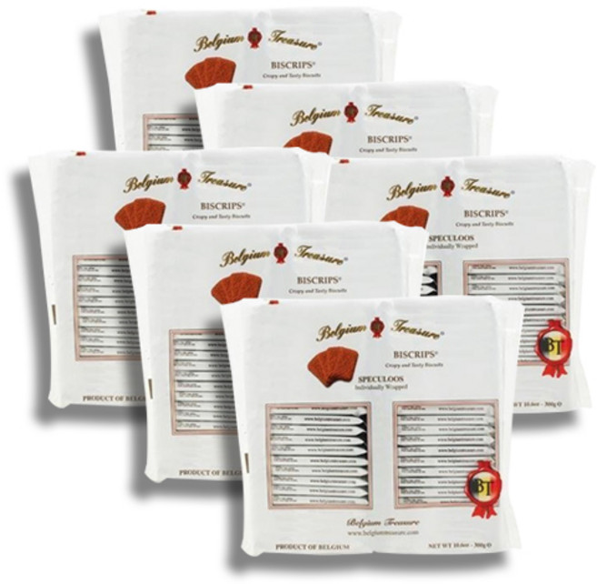 벨기에트레저 스페큘러스 비스킷, 6g, 300개