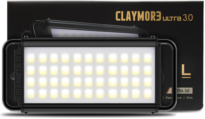 크레모아 캠핑랜턴 울트라3.0 L, 블랙, 1개