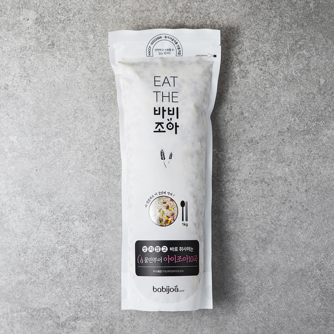바비조아 물만부어 아이조아10곡, 1kg, 1개