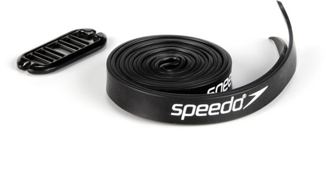 스피도 실리콘 수경끈 8-023030001, Black, 1개