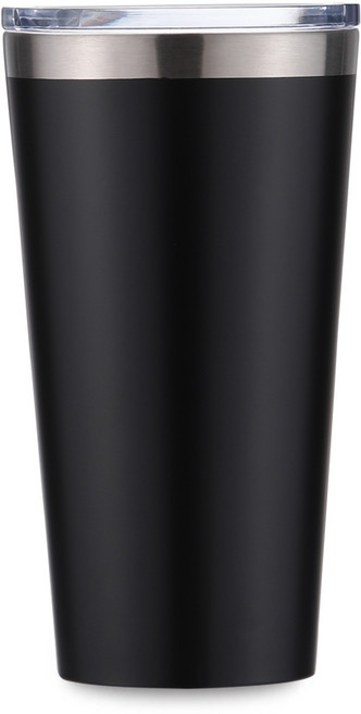 미롬 클라르떼 스텐 텀블러, 블랙, 400ml, 1개