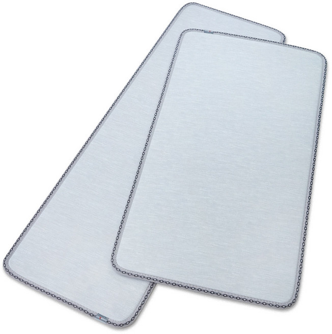 삼바텍 직물패턴 PVC 다용도 쿠션 주방매트, 그레이, 1개