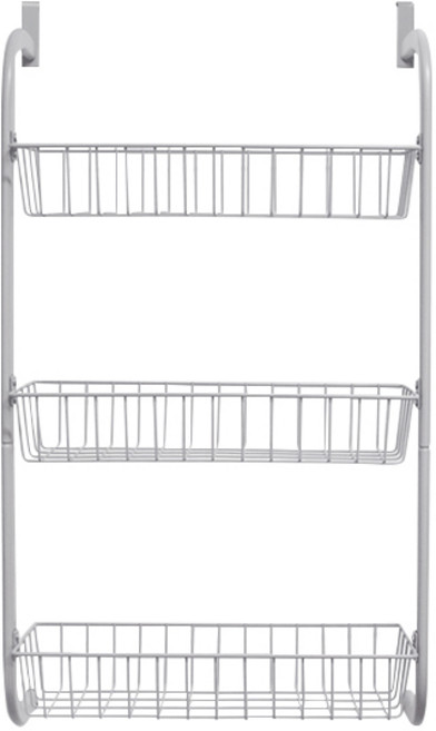 홈앤하우스 바스페이스 3단 문걸이 수납장, 1개, 그레이