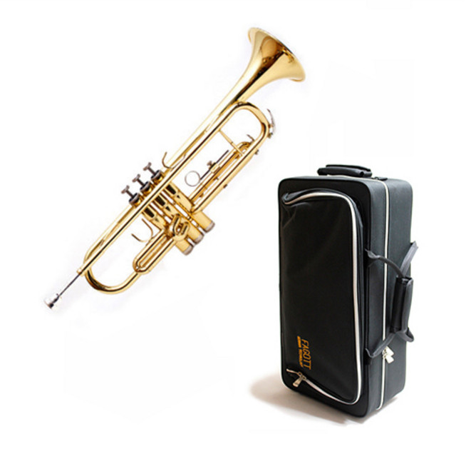 저먼파고트 입문용 Bb키 트럼펫 TP-301 + 케이스, 골드, 1개
