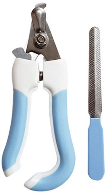 반려동물 발톱깎이 세트 대, 블루, 1세트