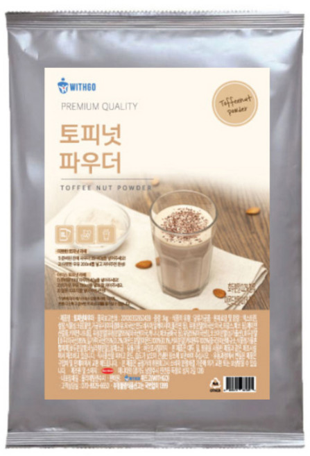 위드고 토피넛 파우더, 1kg, 1개입, 1개, 1kg