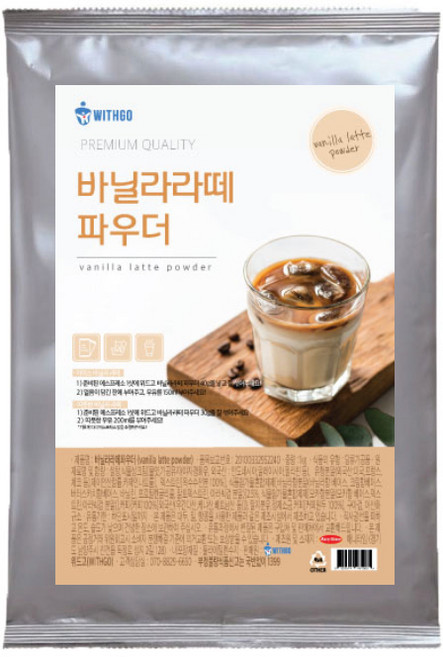 위드고 바닐라라떼 파우더, 1kg, 1개입, 1개