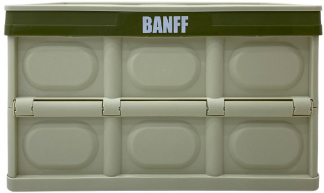 밴프 폴딩박스, 그린, 대형(420 x 285 x 235 mm), 1개