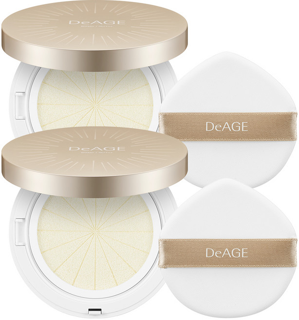 디에이지 화이트 에이징 빅 선쿠션 SPF50+ PA++++, 25g, 2개