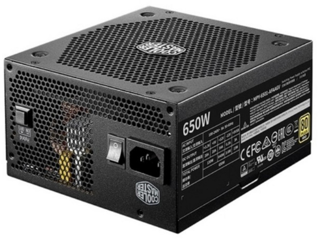 쿨러마스터 GOLD V650 FULL MODULAR ATX, MPY-6501-AFAAGV