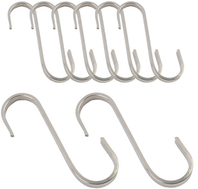 아이메이트 304 스테인레스 S자걸이 소, 8개