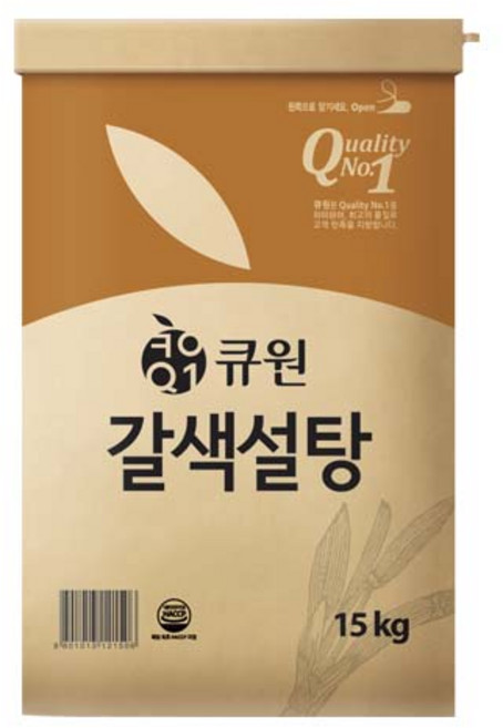 큐원 갈색설탕, 15kg, 1개