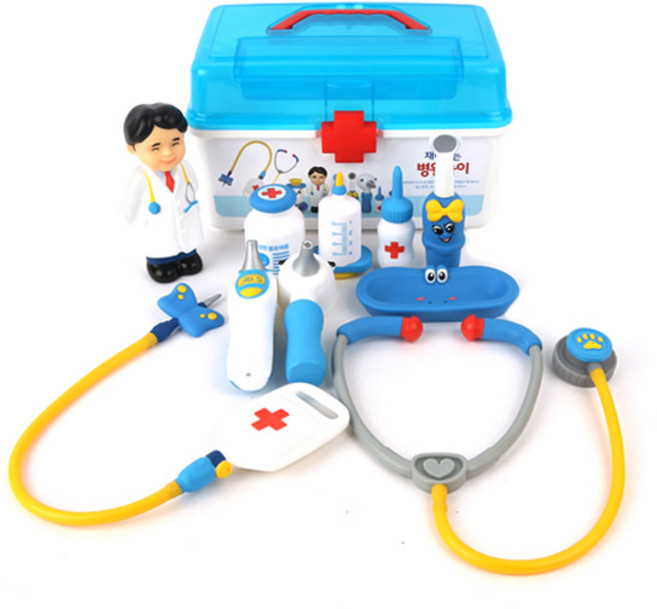 브레인숲 말랑말랑 캐릭터 병원놀이, 혼합색상, 1개