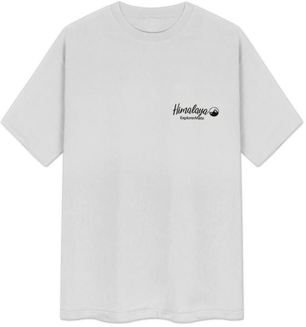 더매드문 남녀공용 히말라야 오버핏 통기성 반팔 티셔츠