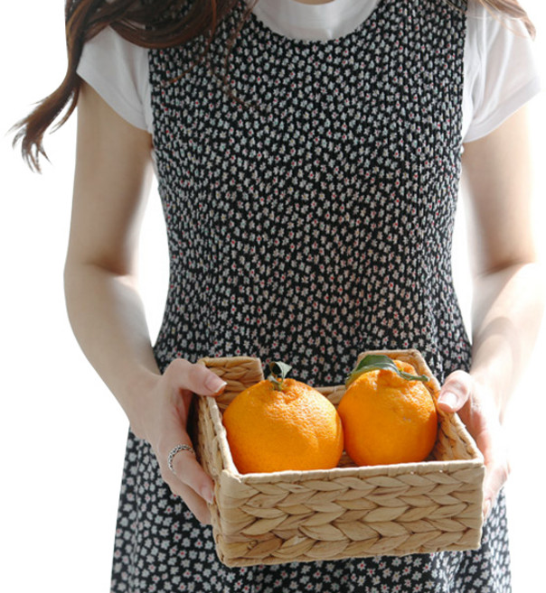 한스빌 쉬폰 마티니 앞치마, 블랙, 1개