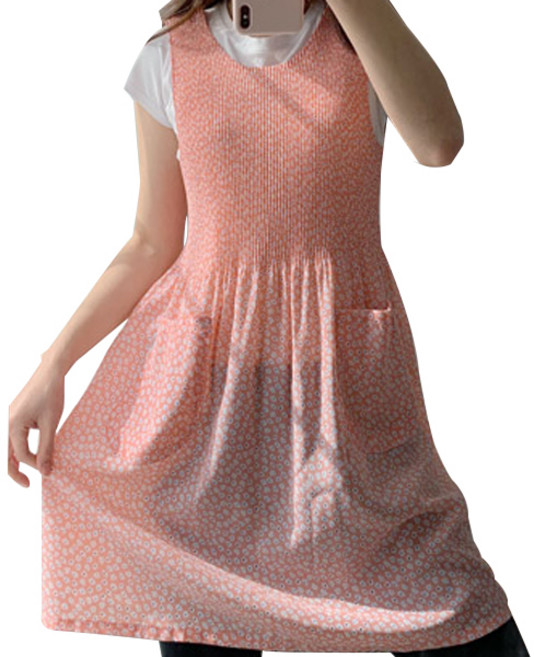 한스빌 쉬폰 마티니 앞치마, 핑크, 1개