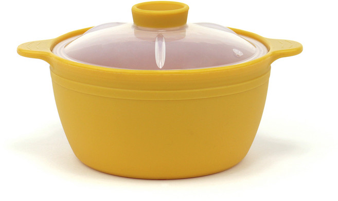 비비또 실리콘 계란찜기 소, 머스타드, 1개