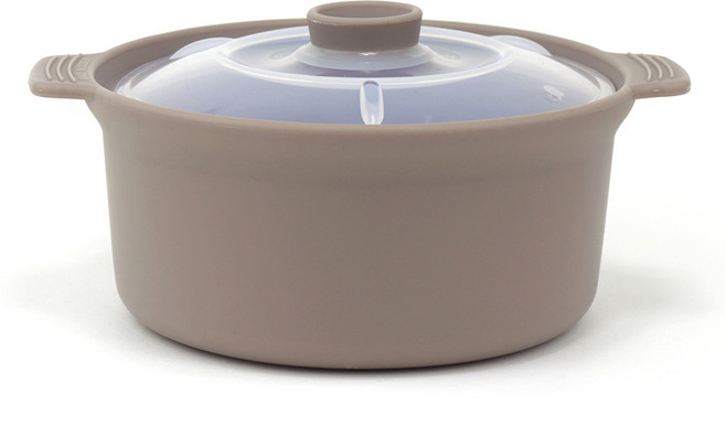 비비또 실리콘 계란 찜기 중, 웜그레이, 1개