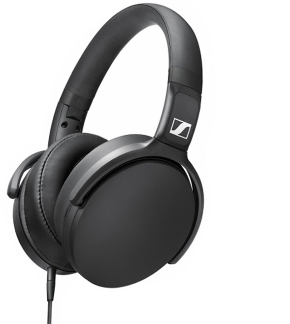 젠하이저 접이식 헤드폰, HD400S, 블랙