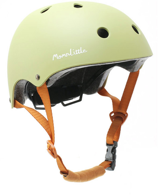 맘앤리틀 퍼스트 유아 자전거 헬멧, 그린올리브, 1개