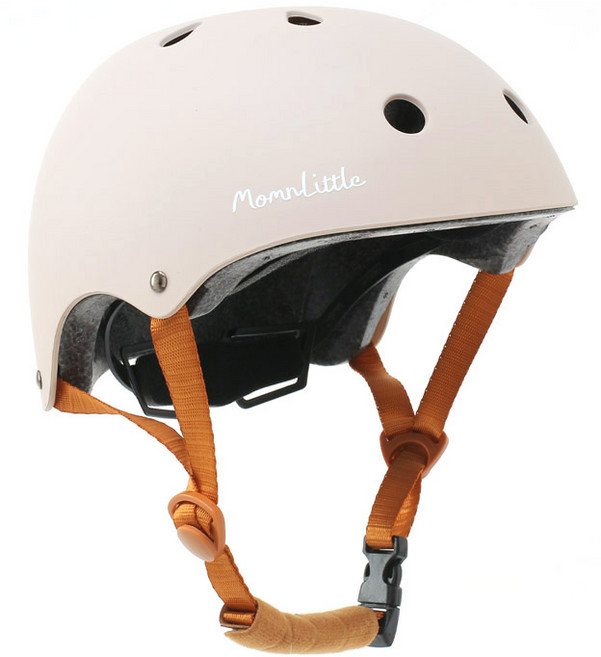 맘앤리틀 퍼스트 유아 자전거 헬멧, 웜그레이, 1개