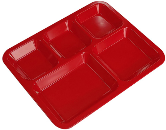 국산 koryeoc neweek 사각식판, 레드