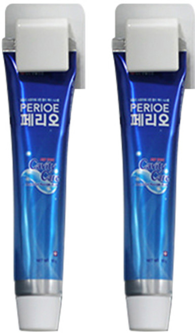 빌리네집 무타공 치약걸이, 화이트, 2개