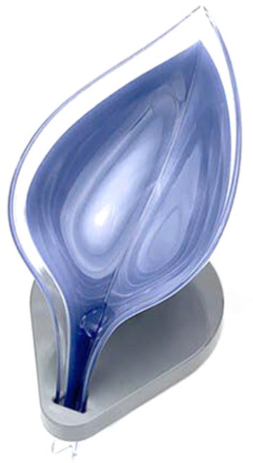 나뭇잎 비누 받침, 다크블루, 1개