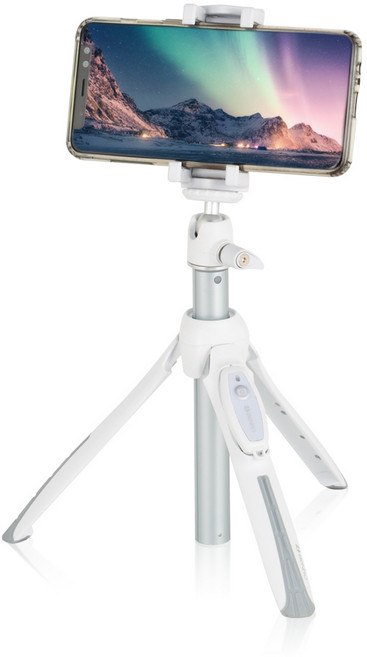 벤로 BK10 II 블루투스 셀카봉 삼각대, 화이트, 1개