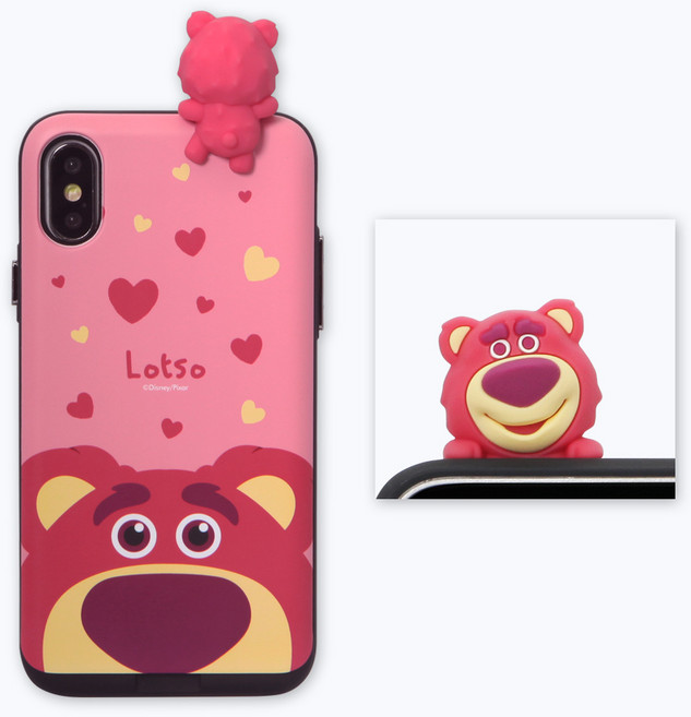 디즈니 슬라이드 카드 피규어 휴대폰 케이스 토이스토리