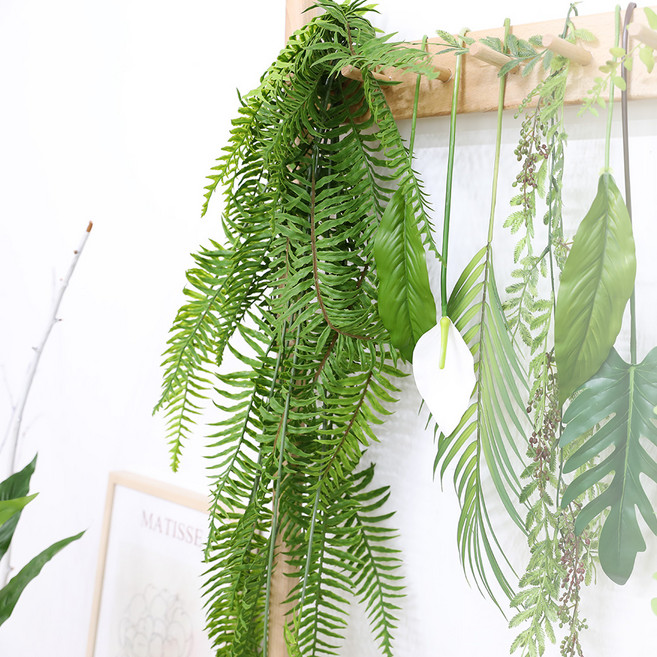 JOART 人造懸掛植物 波士頓蕨, 混合色, 1個