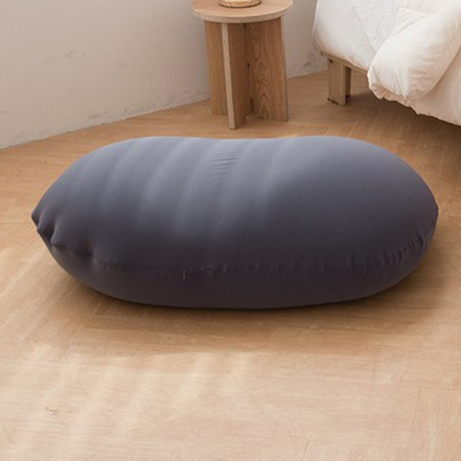 바나나빌딩 말랑말랑 미니 땅콩 빈백, 그레이