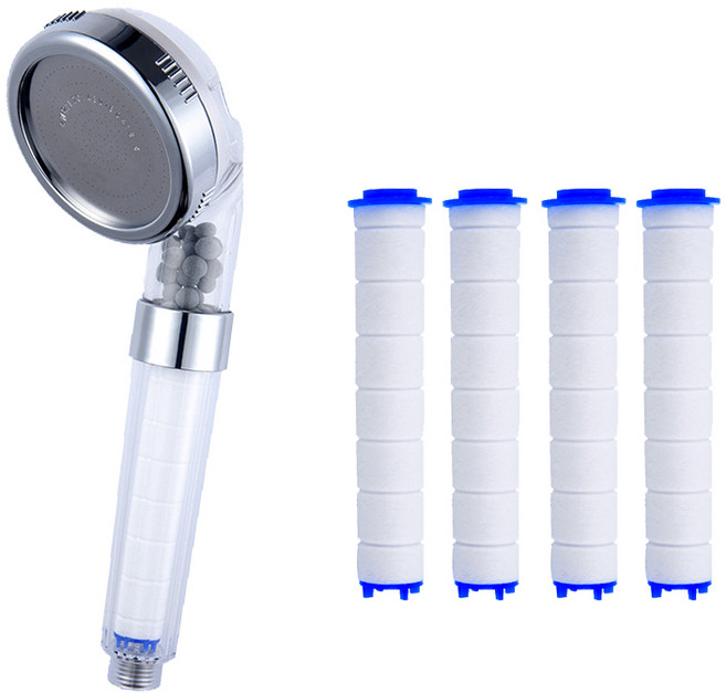 제이스홈 일반필터형 샤워기헤드 JSH001 + 정수필터 JSF001 4p, 1세트, 멀티