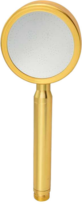 제이스홈 알루미늄 고압절수 샤워기 헤드 JSH007, 1개, 퓨어골드